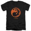 Magic The Gathering - Red Symbol Adult Slim Fit V Neck Cotton