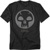 Magic The Gathering - Black Symbol Adult Regular Fit Short Sleeve
