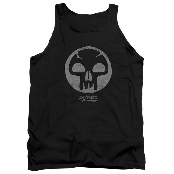Magic The Gathering - Black Symbol Adult Tank Top