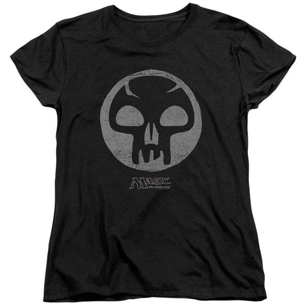 Magic The Gathering - Black Symbol Women's Short Sleeve