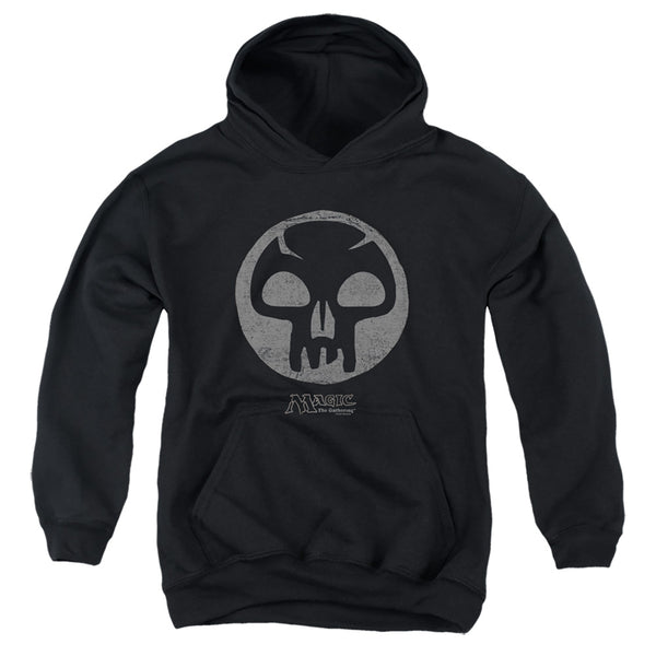 Magic The Gathering - Black Symbol Youth Hooded Sweatshirt
