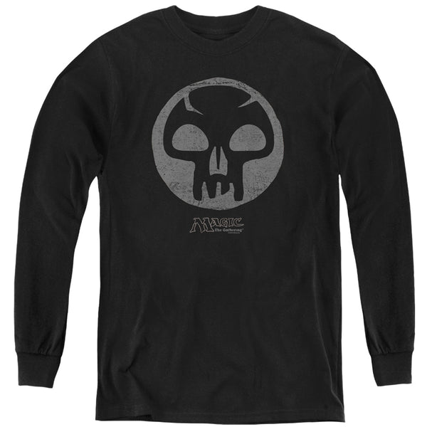 Magic The Gathering - Black Symbol L - S Youth