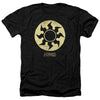 Magic The Gathering - White Symbol Adult Regular Fit Heather Short Sleeve