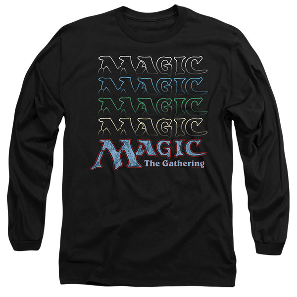 Magic The Gathering - Retro Logo Repeat Adult Long Sleeve
