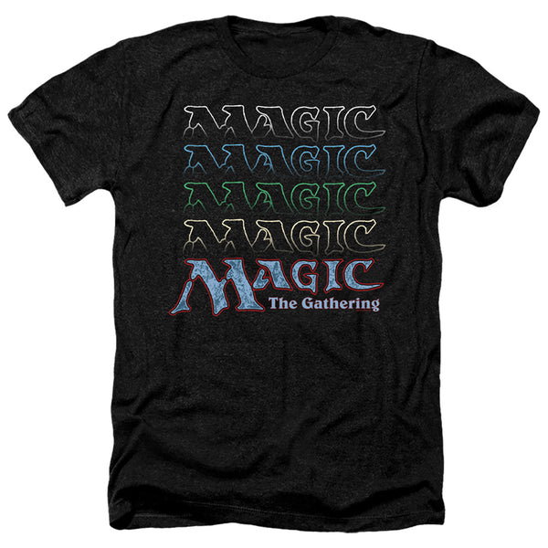 Magic The Gathering - Retro Logo Repeat Adult Regular Fit Heather Short Sleeve