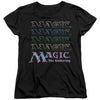 Magic The Gathering - Retro Logo Repeat Women's Short Sleeve