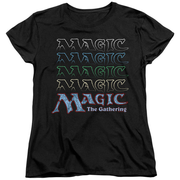 Magic The Gathering - Retro Logo Repeat Women's Short Sleeve