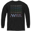 Magic The Gathering - Retro Logo Repeat L - S Youth