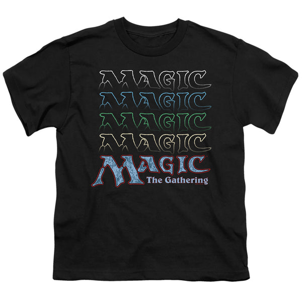Magic The Gathering - Retro Logo Repeat Youth Short Sleeve