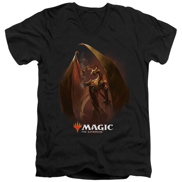 Magic The Gathering - Nicol Bolas Adult Slim Fit V Neck Cotton