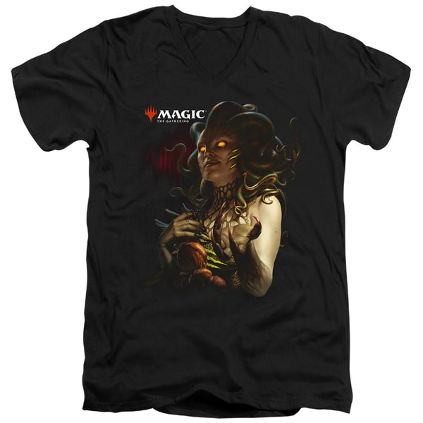 Magic The Gathering - Vraska Queen Of Golgari Adult Slim Fit V Neck Cotton