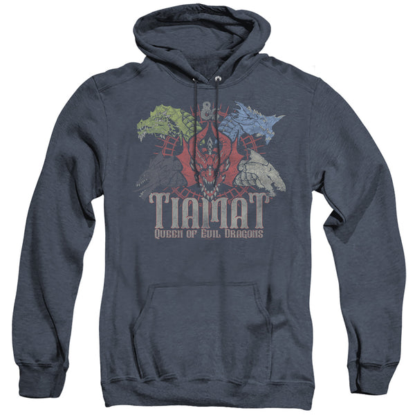 Dungeons And Dragons - Tiamat Queen Of Evil Adult Heather Hoodie