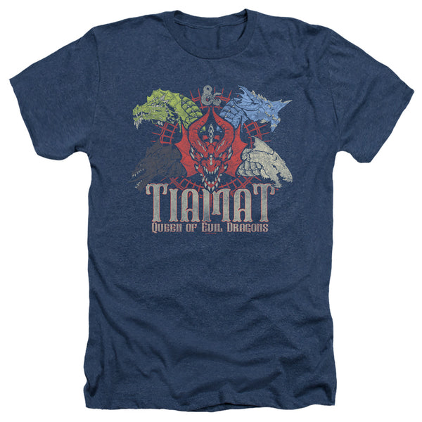 Dungeons And Dragons - Tiamat Queen Of Evil Adult Regular Fit Heather Short Sleeve