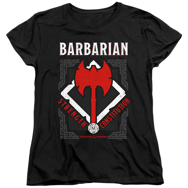 Dungeons And Dragons - Barbarian Women's Short Sleeve
