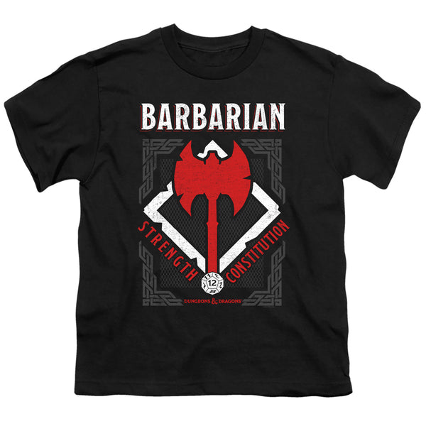 Dungeons And Dragons - Barbarian Youth Short Sleeve