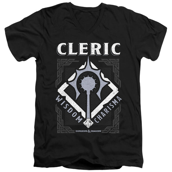 Dungeons And Dragons - Cleric Adult Slim Fit V Neck Cotton