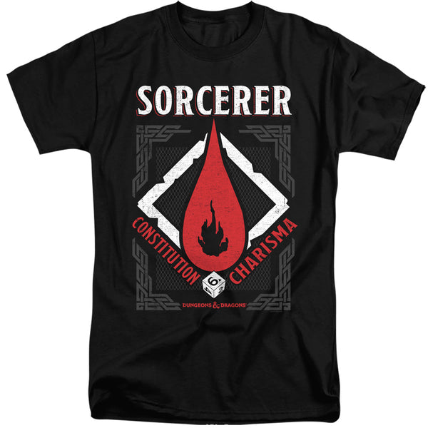 Dungeons And Dragons - Sorcerer Adult Tall Fit Short Sleeve