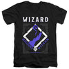 Dungeons And Dragons - Wizard Adult Slim Fit V Neck Cotton