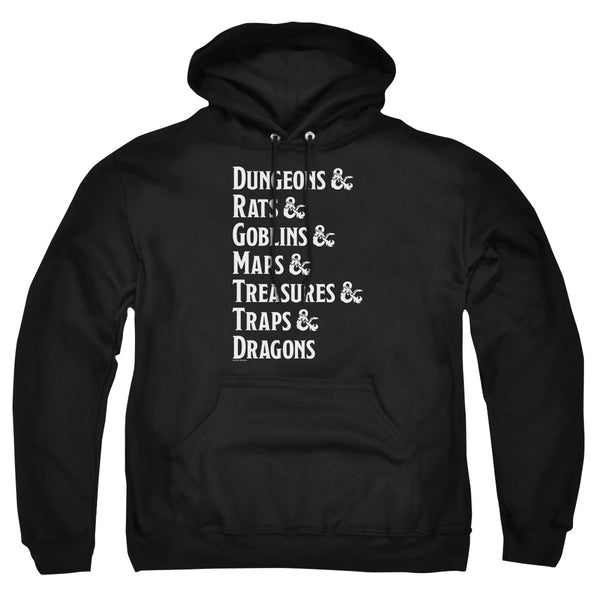 Dungeons And Dragons - Dungeon List Adult Pullover Hoodie