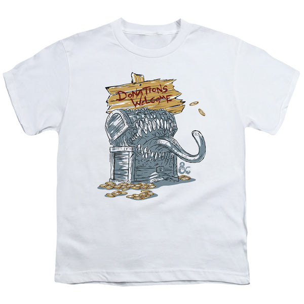 Dungeons And Dragons - Donations Welcome Mimic Youth Short Sleeve