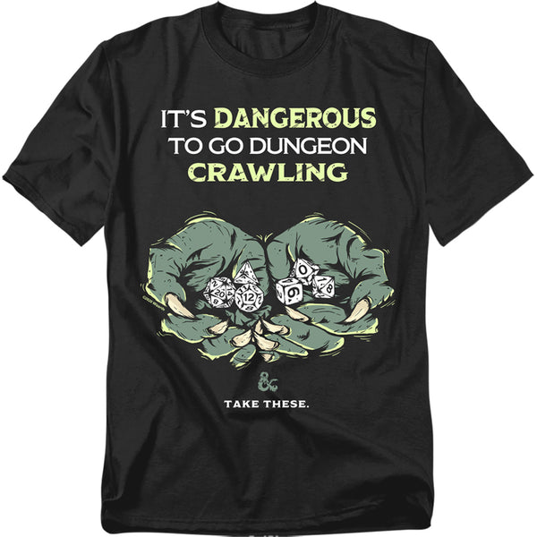 Dungeons And Dragons - Dangerous To Go Alone Adult Regular Fit Short Sleeve