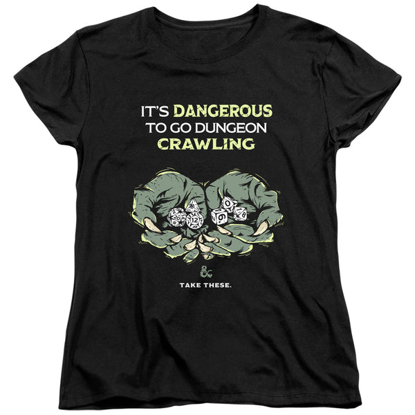 Dungeons And Dragons - Dangerous To Go Alone Women's Short Sleeve