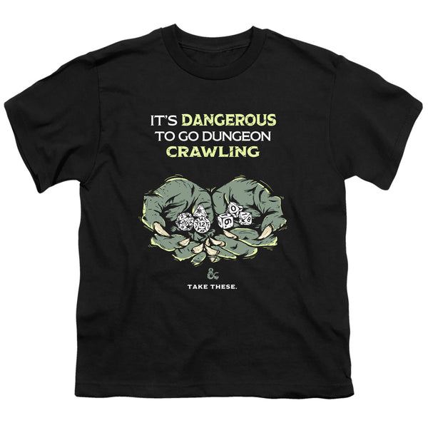 Dungeons And Dragons - Dangerous To Go Alone Youth Short Sleeve