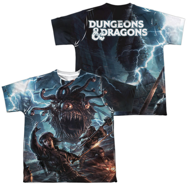 Dungeons And Dragons - Monster Manual Cover Youth Short Sleeve 100% Poly