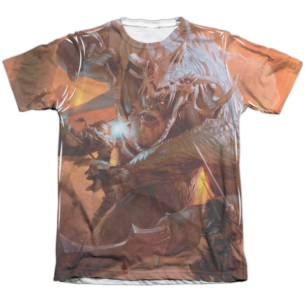 Dungeons And Dragons - Players Handbook Cover Adult Regular Fit Short Sleeve 65 - 35 Poly - Cotton