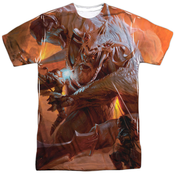 Dungeons And Dragons - Players Handbook Cover Adult Regular Fit Short Sleeve 100% Poly