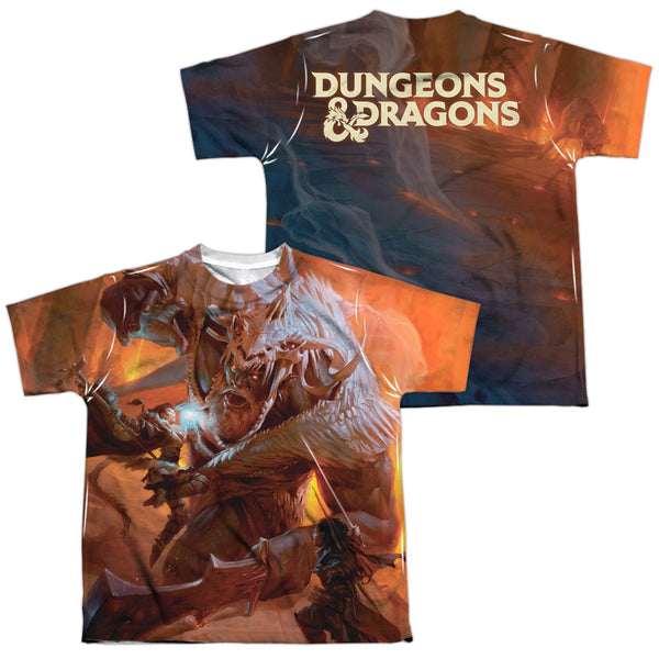 Dungeons And Dragons - Players Handbook Cover Youth Short Sleeve 100% Poly
