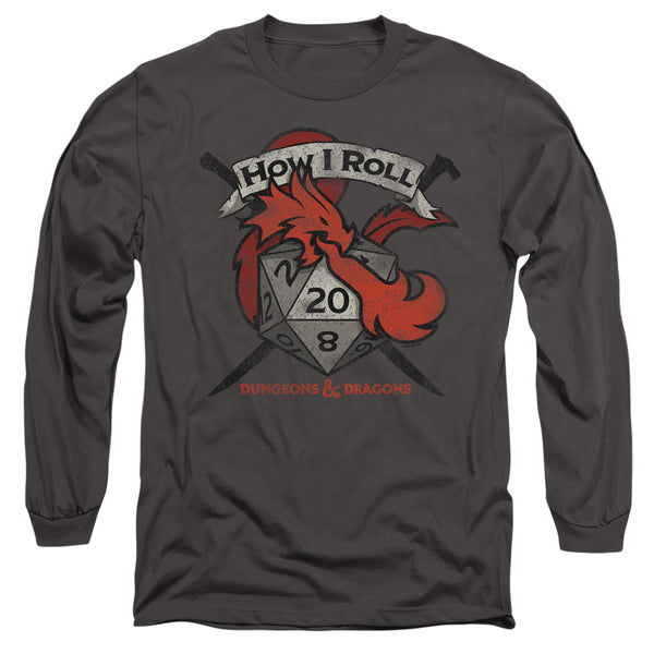 Dungeons And Dragons - How I Roll D And D Adult Long Sleeve