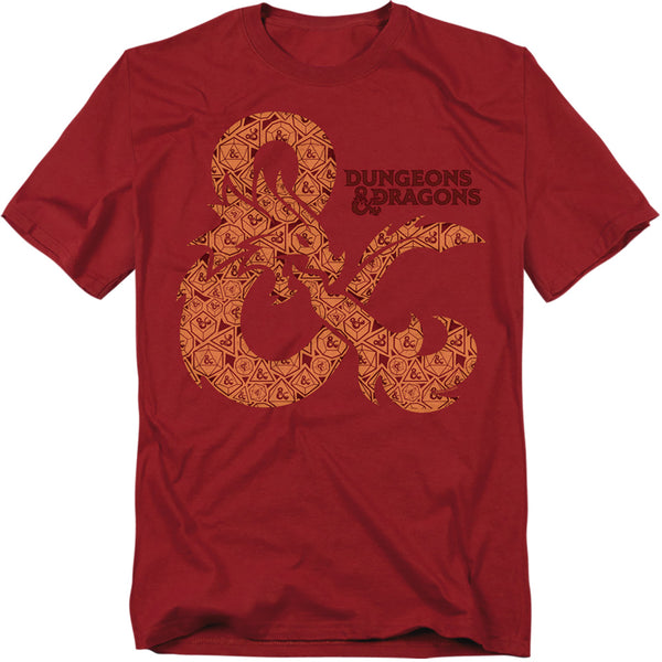 Dungeons And Dragons - Dicey Ampersand Adult Regular Fit Short Sleeve