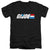 G.I. Joe - Distressed Logo Adult Slim Fit V Neck Cotton