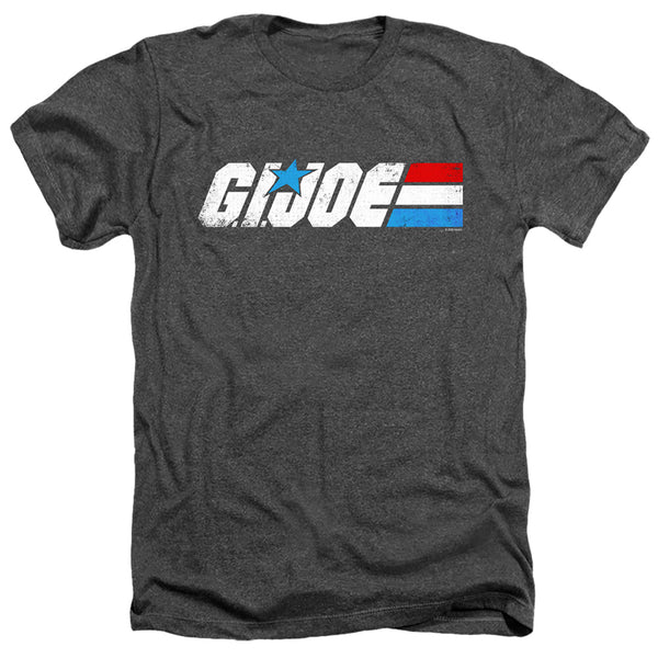 G.I. Joe - Distressed Logo Adult Regular Fit Heather Short Sleeve