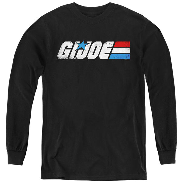 G.I. Joe - Distressed Logo L - S Youth