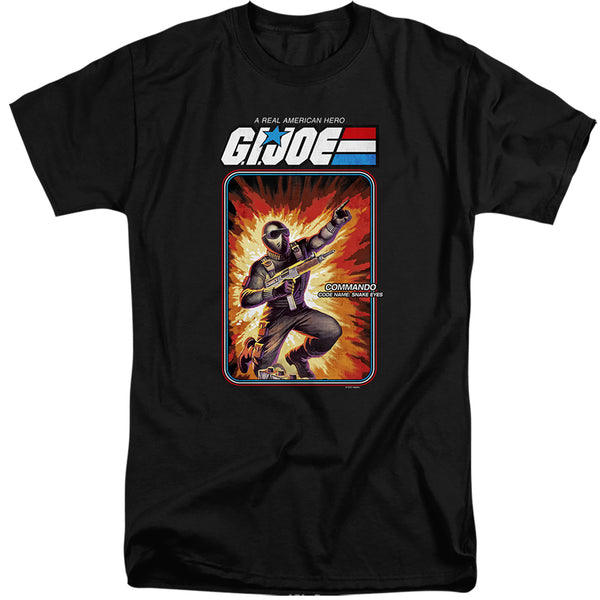 G.I. Joe - Snake Eyes Card Adult Tall Fit Short Sleeve
