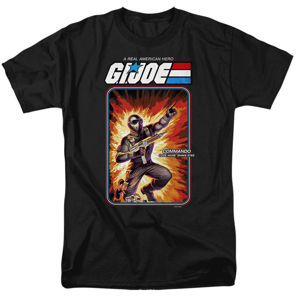 G.I. Joe - Snake Eyes Card Adult Regular Fit Short Sleeve