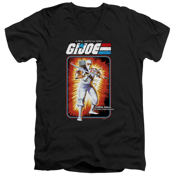 G.I. Joe - Storm Shadow Card Adult Slim Fit V Neck Cotton