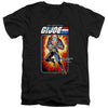 G.I. Joe - Destro Card Adult Slim Fit V Neck Cotton