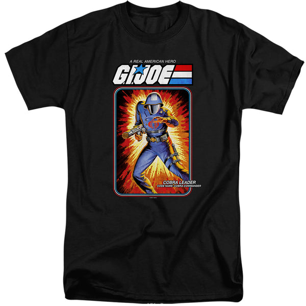 G.I. Joe - Cobra Commander Card Adult Tall Fit Short Sleeve