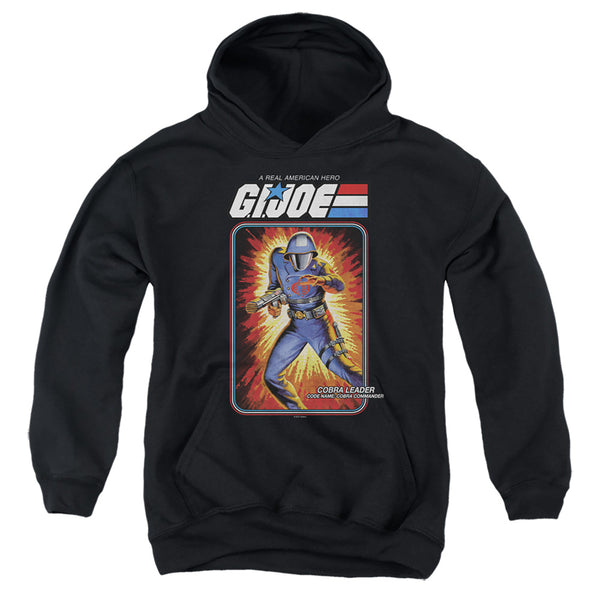 G.I. Joe - Cobra Commander Card Youth Hooded Sweatshirt