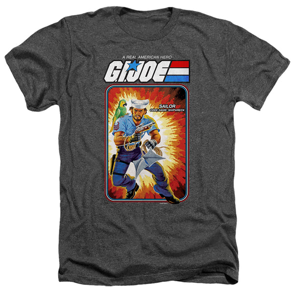 G.I. Joe - Shipwreck Card Adult Regular Fit Heather Short Sleeve