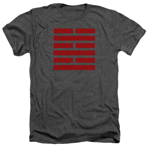 G.I. Joe - Snake Eyes Symbol Adult Regular Fit Heather Short Sleeve