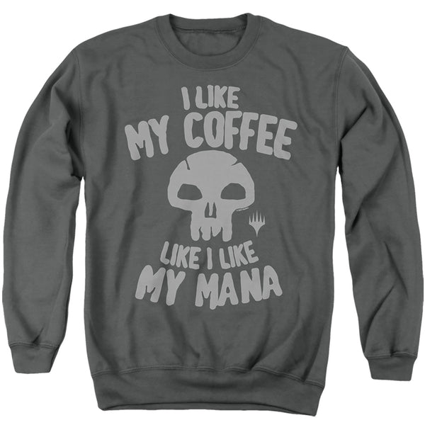 Magic The Gathering - The Black Mana Adult Crewneck Sweatshirt