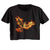 Hunger Games Mockingjay Pt 2 Pin-Ladies S/S Festival Cali Crop