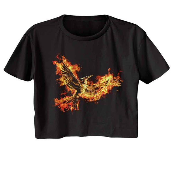 Hunger Games Mockingjay Pt 2 Pin-Ladies S/S Festival Cali Crop