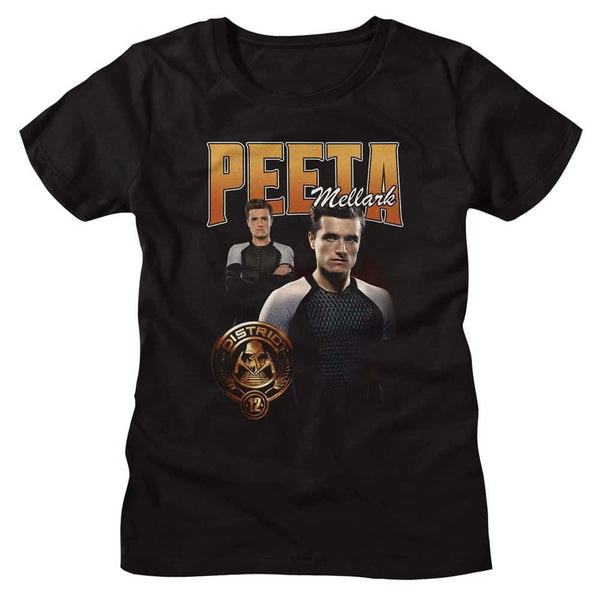Hunger Games Peeta Duo Photo-Ladies S/S Tshirt