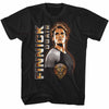 Hunger Games Finnick Vertical Text- S/S Tshirt