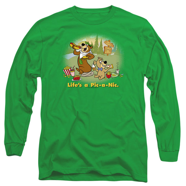 Yogi Bear - Lifes A Pic A Nic Adult Long Sleeve